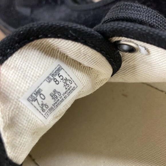 VANS OG Authentic LX Velvet Embroidery Leopard Black Skate Shoes Womens 8.5 NEW - Picture 9 of 10